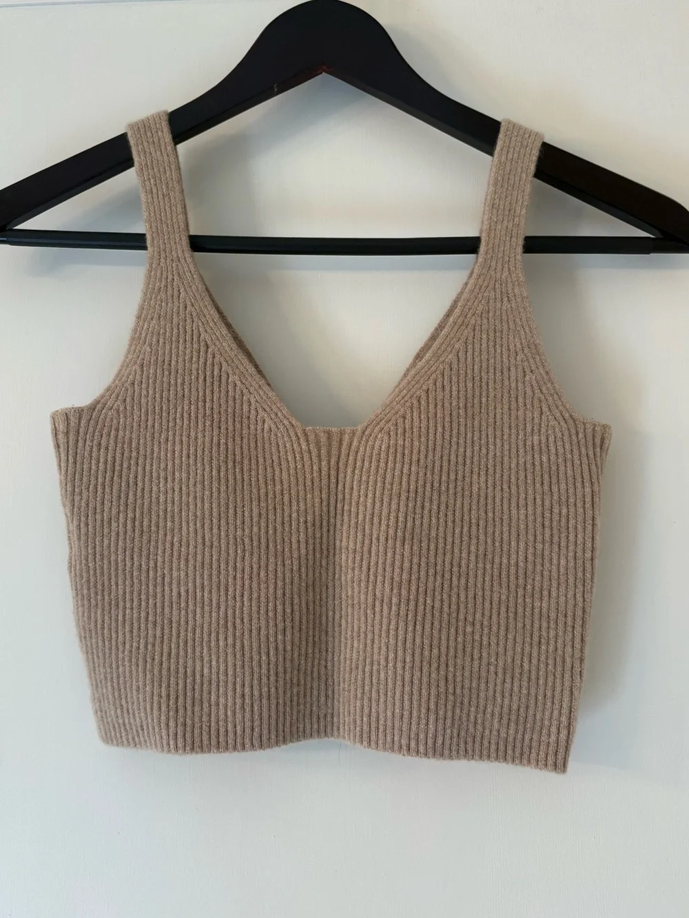 J.Crew Cashmere Ribbed Crop Tank — The Good Cashmere Standard